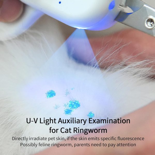 Pet Nail Clipper with LED & -U-V Light, Cat Claw Trimmer with Ultra Bright LED Light for Nail Bloodline to Avoid Over Cutting, Sharp Angled Blade Grooming Tool for Dog Cat Rabbit Small Animals - Image 2